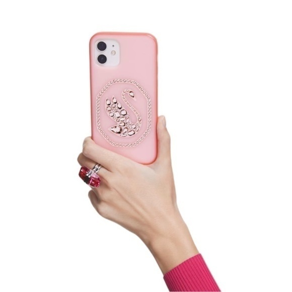 Swarovski Signum Smartphone Case, iPhone 12 Pro Max,‎ Pink - Picture 1 of 11
